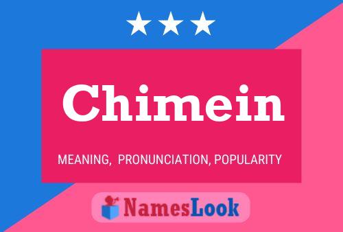 ملصق اسم Chimein