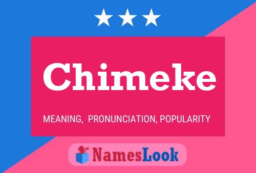 ملصق اسم Chimeke