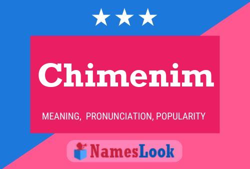 ملصق اسم Chimenim