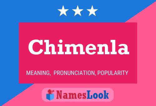 ملصق اسم Chimenla