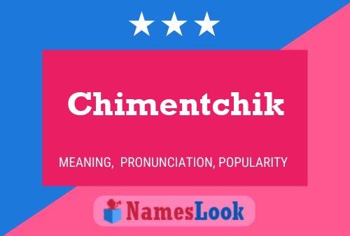 ملصق اسم Chimentchik