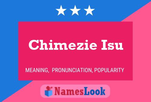 ملصق اسم Chimezie Isu