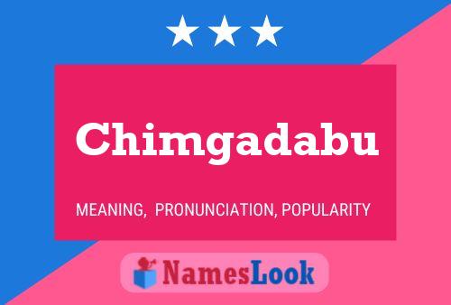 ملصق اسم Chimgadabu