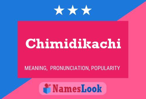 ملصق اسم Chimidikachi