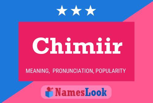 ملصق اسم Chimiir