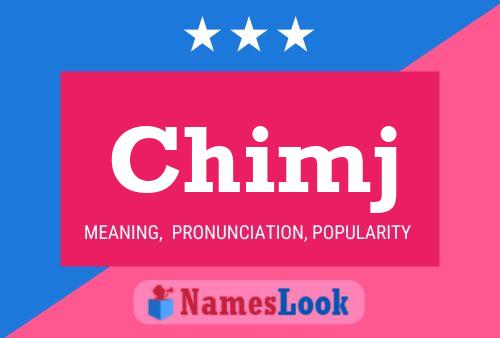 ملصق اسم Chimj