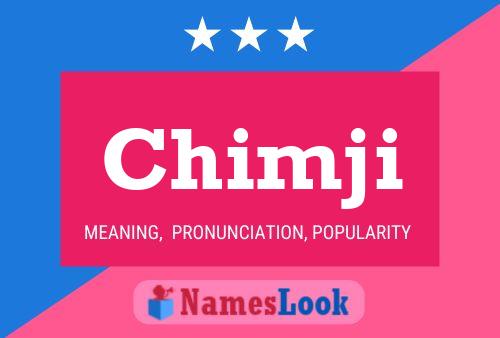 ملصق اسم Chimji