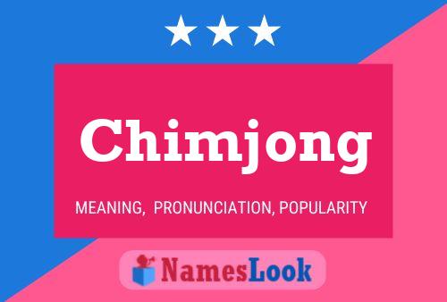 ملصق اسم Chimjong