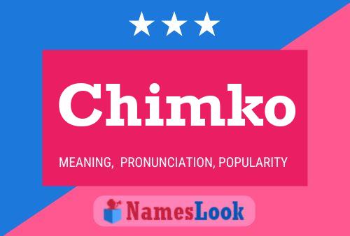 ملصق اسم Chimko