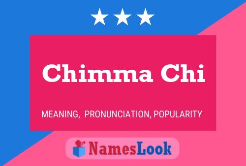 ملصق اسم Chimma Chi