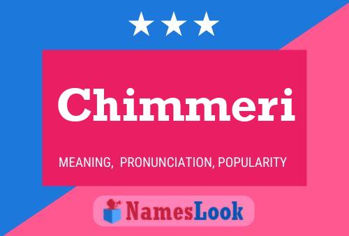 ملصق اسم Chimmeri