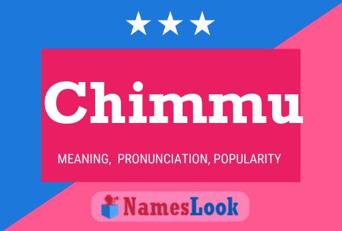 ملصق اسم Chimmu