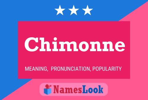 ملصق اسم Chimonne