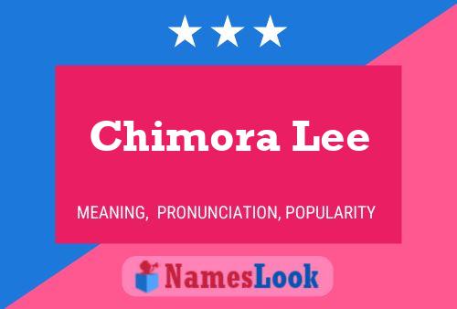 ملصق اسم Chimora Lee