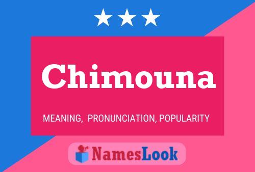 ملصق اسم Chimouna