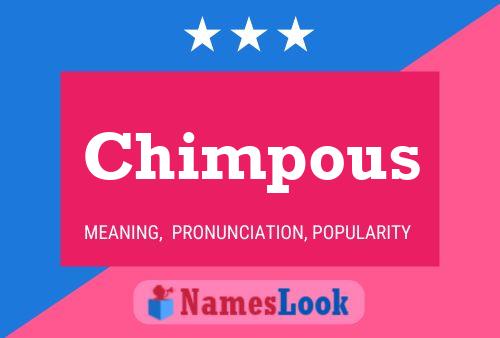 ملصق اسم Chimpous