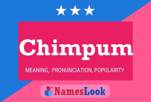 ملصق اسم Chimpum