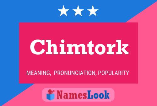 ملصق اسم Chimtork