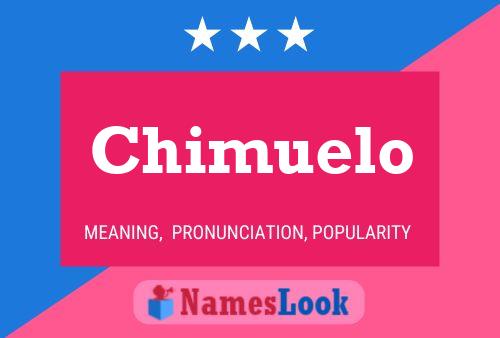 ملصق اسم Chimuelo