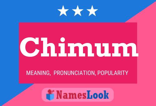 ملصق اسم Chimum