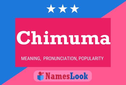 ملصق اسم Chimuma