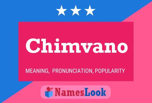 ملصق اسم Chimvano