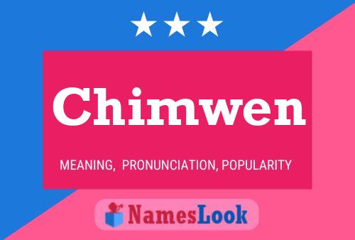 ملصق اسم Chimwen