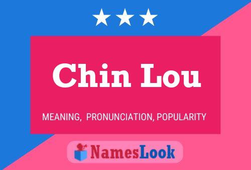 ملصق اسم Chin Lou