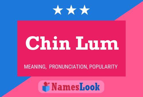 ملصق اسم Chin Lum