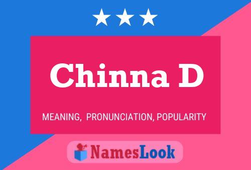 ملصق اسم Chinna D