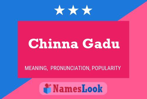 ملصق اسم Chinna Gadu