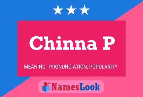 ملصق اسم Chinna P