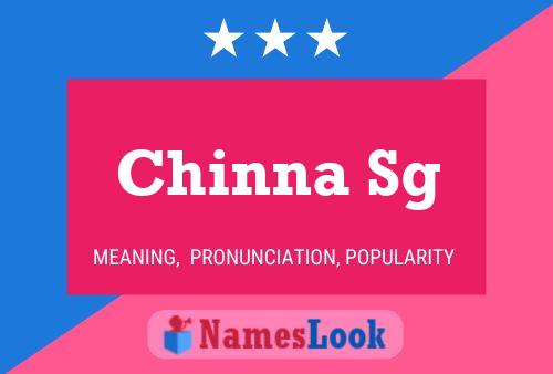 ملصق اسم Chinna Sg