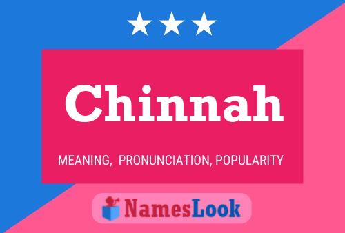 ملصق اسم Chinnah