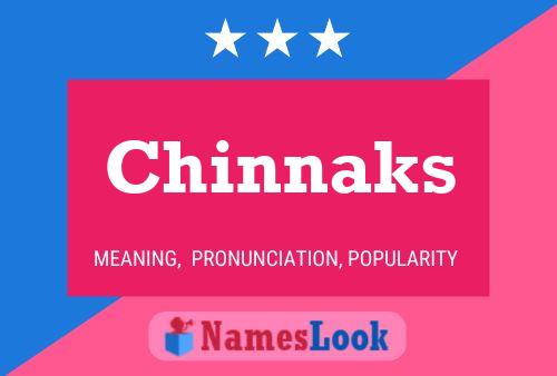 ملصق اسم Chinnaks