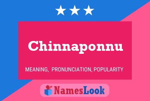 ملصق اسم Chinnaponnu