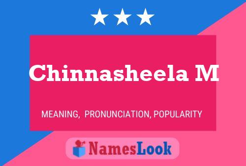 ملصق اسم Chinnasheela M