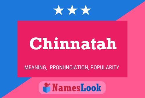 ملصق اسم Chinnatah