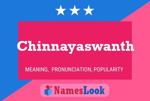 ملصق اسم Chinnayaswanth