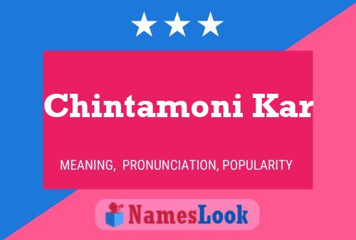 ملصق اسم Chintamoni Kar