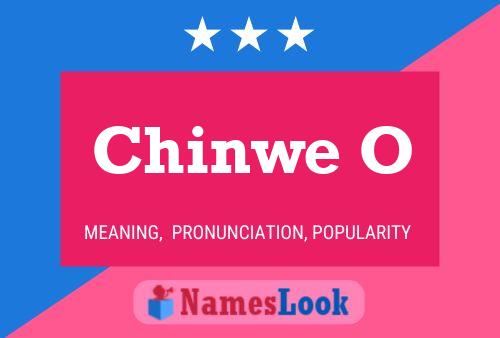 ملصق اسم Chinwe O