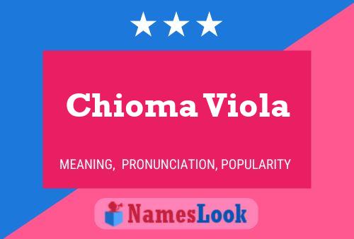 ملصق اسم Chioma Viola