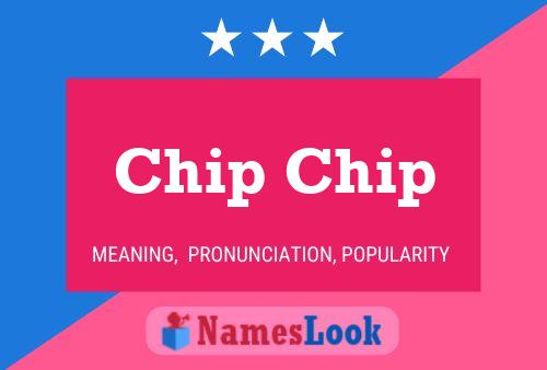 ملصق اسم Chip Chip