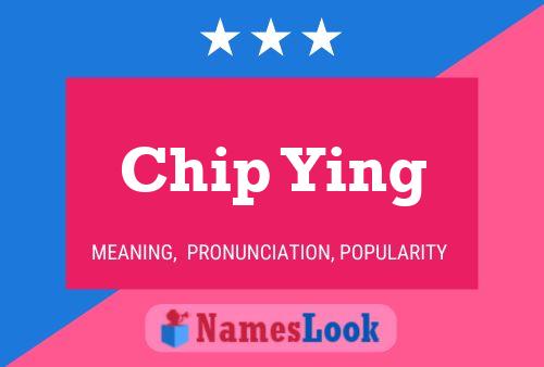 ملصق اسم Chip Ying