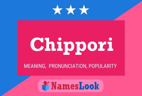 ملصق اسم Chippori