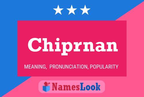 ملصق اسم Chiprnan