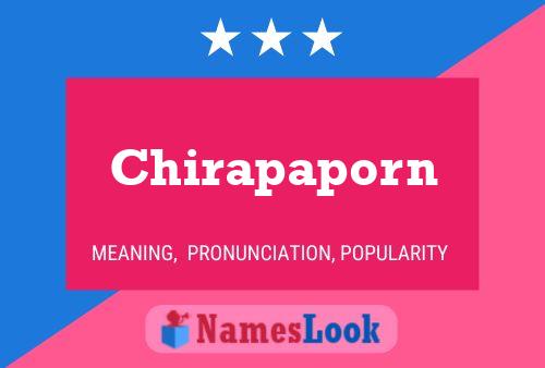 ملصق اسم Chirapaporn