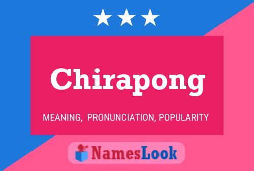 ملصق اسم Chirapong