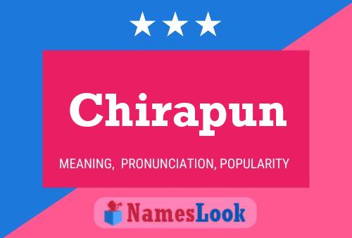 ملصق اسم Chirapun