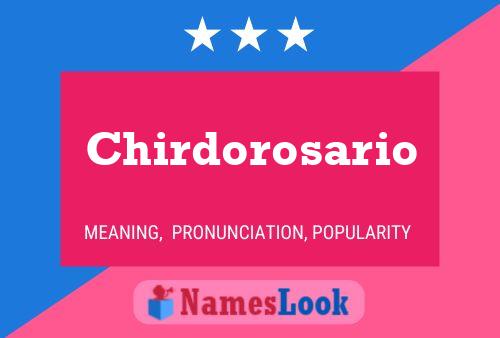 ملصق اسم Chirdorosario